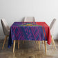 Haiti National Emblem Tablecloth Dashiki and Polynesian Pattern