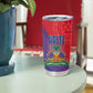 Haiti National Emblem Tumbler Cup Dashiki and Polynesian Pattern