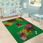 Afro-St Kitts and Nevis Cricket Patriots Area Rug Caribbean Tropical Sporty - African Pride