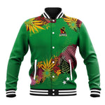 Custom Afro-St Kitts and Nevis Cricket Patriots Baseball Jacket Caribbean Tropical Sporty - African Pride
