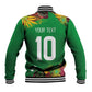 Custom Afro-St Kitts and Nevis Cricket Patriots Baseball Jacket Caribbean Tropical Sporty - African Pride