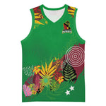 Custom Afro-St Kitts and Nevis Cricket Patriots Basketball Jersey Caribbean Tropical Sporty - African Pride