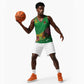 Custom Afro-St Kitts and Nevis Cricket Patriots Basketball Jersey Caribbean Tropical Sporty - African Pride
