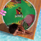 Afro-St Kitts and Nevis Cricket Patriots Beach Blanket Caribbean Tropical Sporty - African Pride