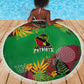 Afro-St Kitts and Nevis Cricket Patriots Beach Blanket Caribbean Tropical Sporty - African Pride