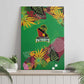 Afro-St Kitts and Nevis Cricket Patriots Canvas Wall Art Caribbean Tropical Sporty - African Pride