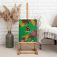 Afro-St Kitts and Nevis Cricket Patriots Canvas Wall Art Caribbean Tropical Sporty - African Pride