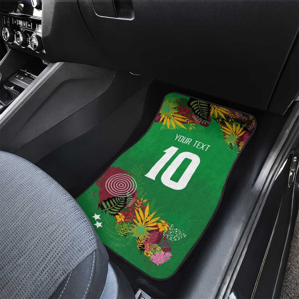 Afro-St Kitts and Nevis Cricket Patriots Car Mats Caribbean Tropical Sporty - African Pride