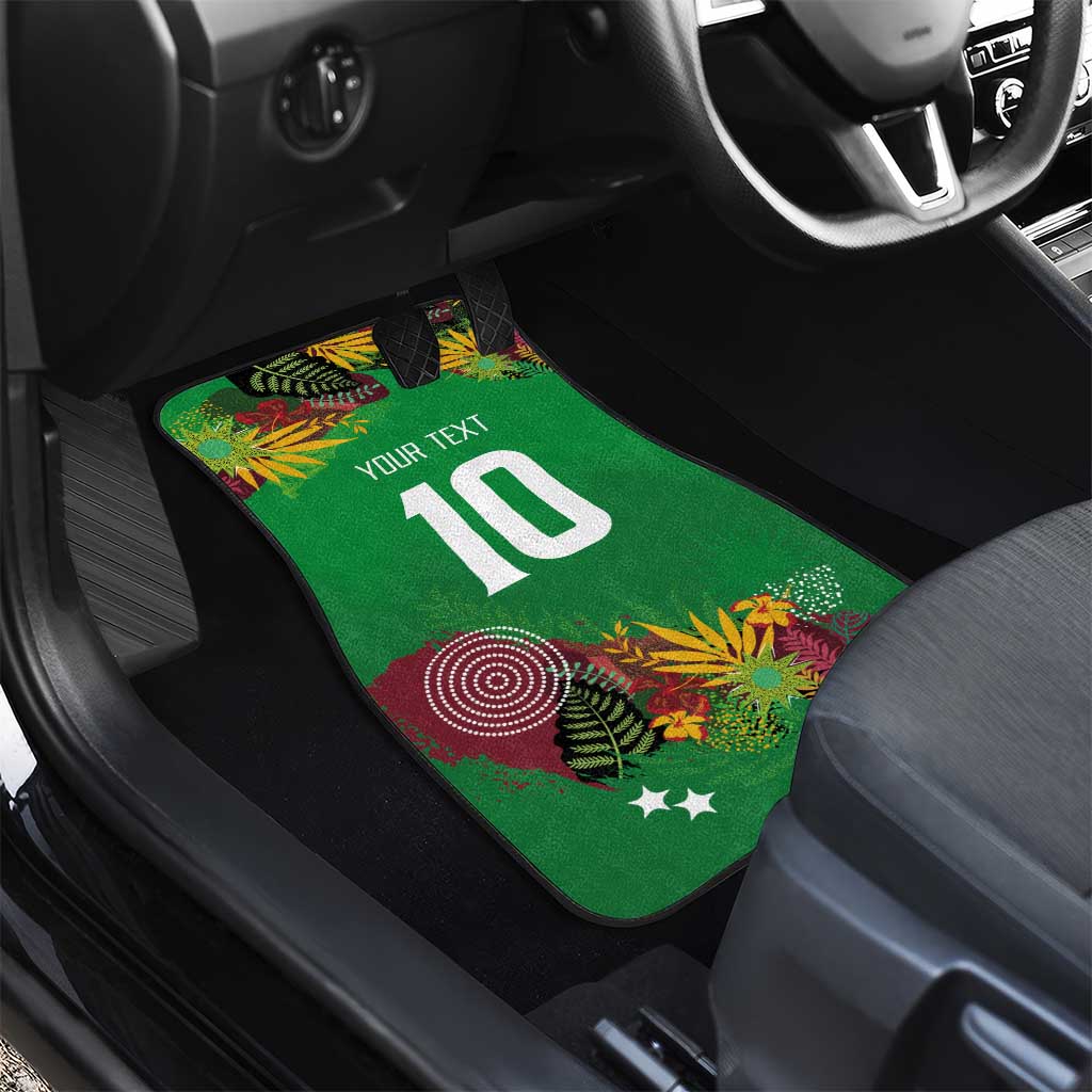 Afro-St Kitts and Nevis Cricket Patriots Car Mats Caribbean Tropical Sporty - African Pride