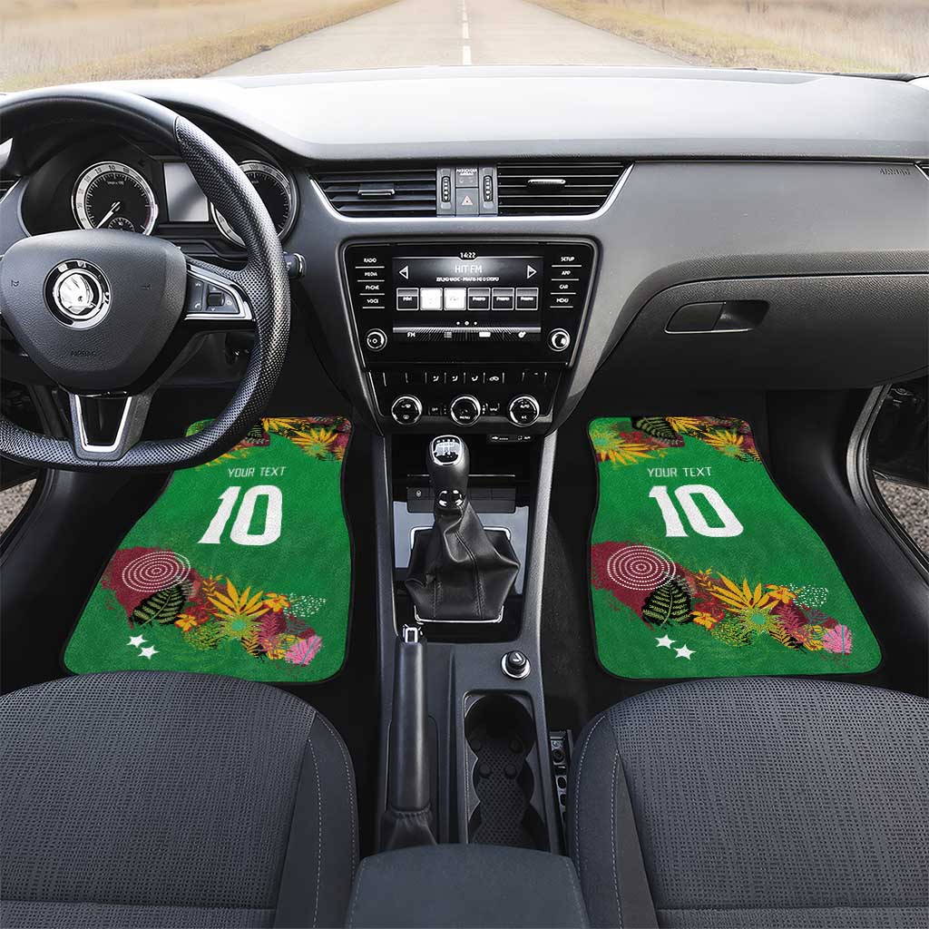 Afro-St Kitts and Nevis Cricket Patriots Car Mats Caribbean Tropical Sporty - African Pride