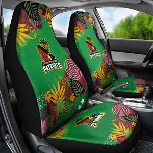 Afro-St Kitts and Nevis Cricket Patriots Car Seat Cover Caribbean Tropical Sporty - African Pride