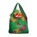 Afro-St Kitts and Nevis Cricket Patriots Grocery Bag Caribbean Tropical Sporty - African Pride