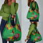Afro-St Kitts and Nevis Cricket Patriots Grocery Bag Caribbean Tropical Sporty - African Pride