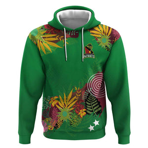 Custom Afro-St Kitts and Nevis Cricket Patriots Hoodie Caribbean Tropical Sporty - African Pride