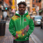 Custom Afro-St Kitts and Nevis Cricket Patriots Hoodie Caribbean Tropical Sporty - African Pride
