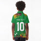 Custom Afro-St Kitts and Nevis Cricket Patriots Kid Polo Shirt Caribbean Tropical Sporty - African Pride