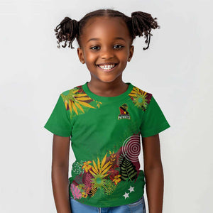 Custom Afro-St Kitts and Nevis Cricket Patriots Kid T shirt Caribbean Tropical Sporty - African Pride