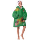 Custom Afro-St Kitts and Nevis Cricket Patriots Kid Wearable Blanket Hoodie Caribbean Tropical Sporty - African Pride