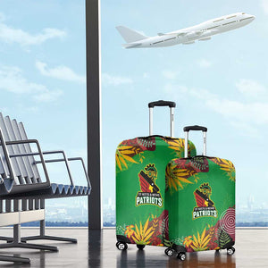 Afro-St Kitts and Nevis Cricket Patriots Luggage Cover Caribbean Tropical Sporty - African Pride