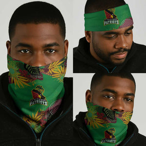 Afro-St Kitts and Nevis Cricket Patriots Neck Gaiter Caribbean Tropical Sporty - African Pride