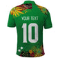 Custom Afro-St Kitts and Nevis Cricket Patriots Polo Shirt Caribbean Tropical Sporty - African Pride