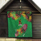 Afro-St Kitts and Nevis Cricket Patriots Quilt Caribbean Tropical Sporty - African Pride