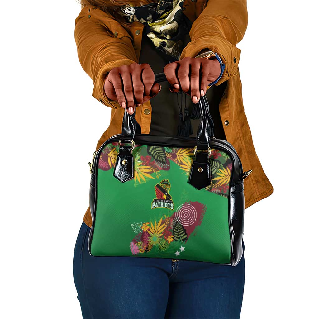 Afro-St Kitts and Nevis Cricket Patriots Shoulder Handbag Caribbean Tropical Sporty - African Pride