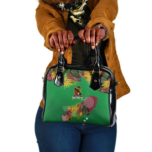 Afro-St Kitts and Nevis Cricket Patriots Shoulder Handbag Caribbean Tropical Sporty - African Pride