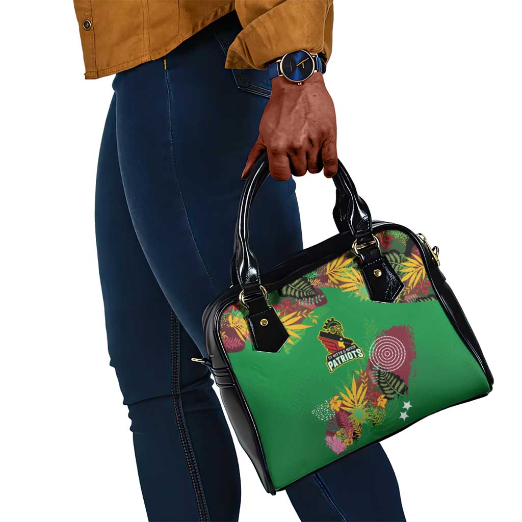 Afro-St Kitts and Nevis Cricket Patriots Shoulder Handbag Caribbean Tropical Sporty - African Pride