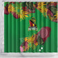 Afro-St Kitts and Nevis Cricket Patriots Shower Curtain Caribbean Tropical Sporty - African Pride