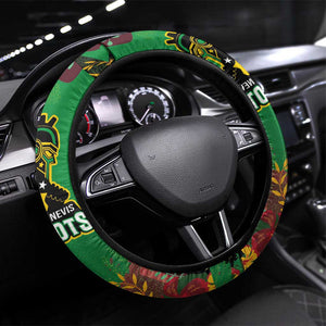 Afro-St Kitts and Nevis Cricket Patriots Steering Wheel Cover Caribbean Tropical Sporty - African Pride