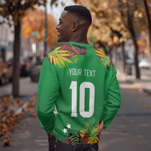 Custom Afro-St Kitts and Nevis Cricket Patriots Sweatshirt Caribbean Tropical Sporty - African Pride