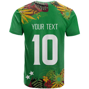 Custom Afro-St Kitts and Nevis Cricket Patriots T shirt Caribbean Tropical Sporty - African Pride