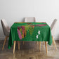 Afro-St Kitts and Nevis Cricket Patriots Tablecloth Caribbean Tropical Sporty - African Pride