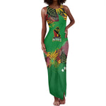 Custom Afro-St Kitts and Nevis Cricket Patriots Tank Maxi Dress Caribbean Tropical Sporty - African Pride