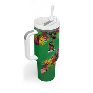 Custom Afro-St Kitts and Nevis Cricket Patriots Tumbler With Handle Caribbean Tropical Sporty - African Pride