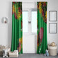 Afro-St Kitts and Nevis Cricket Patriots Window Curtain Caribbean Tropical Sporty - African Pride