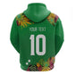 Custom Afro-St Kitts and Nevis Cricket Patriots Zip Hoodie Caribbean Tropical Sporty - African Pride