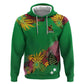 Custom Afro-St Kitts and Nevis Cricket Patriots Zip Hoodie Caribbean Tropical Sporty - African Pride