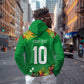 Custom Afro-St Kitts and Nevis Cricket Patriots Zip Hoodie Caribbean Tropical Sporty - African Pride
