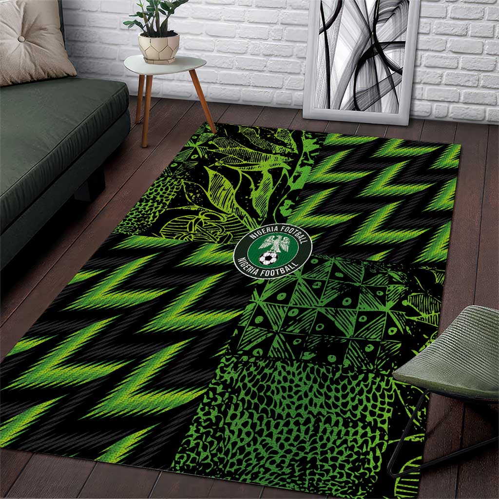 Nigeria Football Area Rug Champions-Super Eagles - African Pride