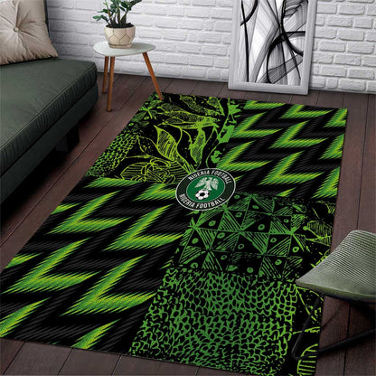 Nigeria Football Area Rug Champions-Super Eagles - African Pride
