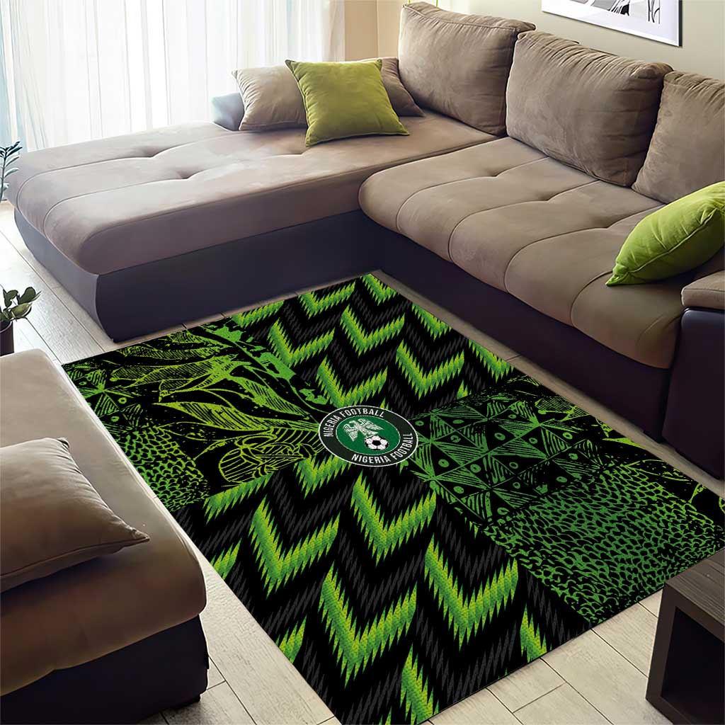 Nigeria Football Area Rug Champions-Super Eagles - African Pride