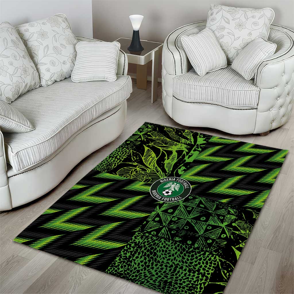 Nigeria Football Area Rug Champions-Super Eagles - African Pride
