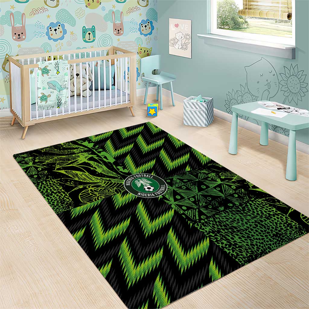 Nigeria Football Area Rug Champions-Super Eagles - African Pride