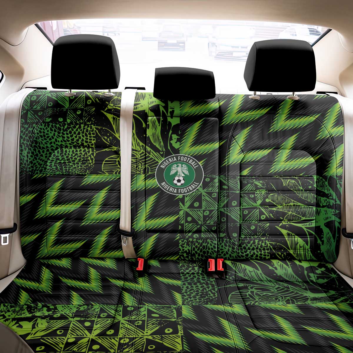 Nigeria Football Back Car Seat Cover Champions-Super Eagles - African Pride