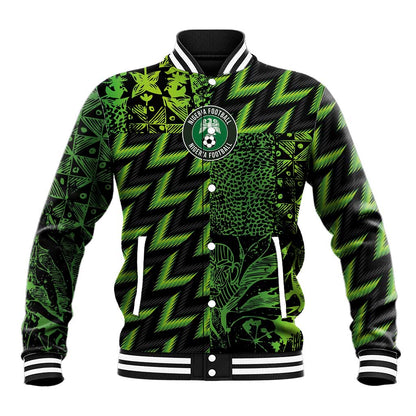 Nigeria Football Custom Baseball Jacket Champions-Super Eagles - African Pride
