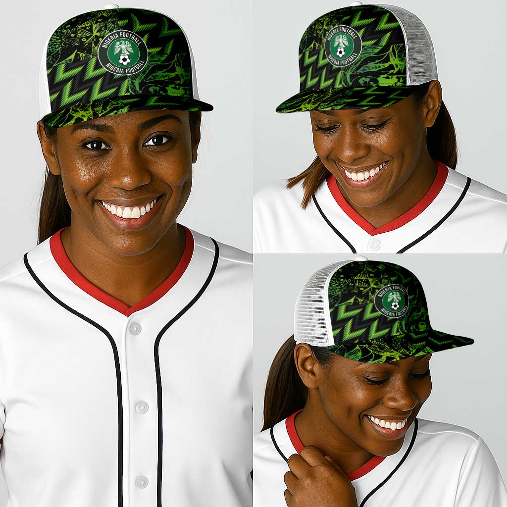 Nigeria Football Baseball Net Cap Champions-Super Eagles - African Pride
