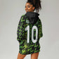 Nigeria Football Custom Hoodie Dress Champions-Super Eagles - African Pride