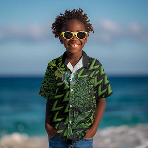 Nigeria Football Custom Kid Hawaiian Shirt Champions-Super Eagles - African Pride